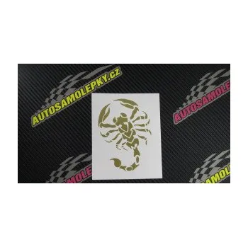 Polep vozidla SAMOLEPKA Štír 004 levá (10 - červená) NA AUTO, NÁLEPKA, FÓLIE, POLEP, TUNING, VLASTNÍ TEXT, TISK, AUTOSAMOLEPKY.cz, POLEPY, OBRÁZEK, LOGO, SAMOLEPKY