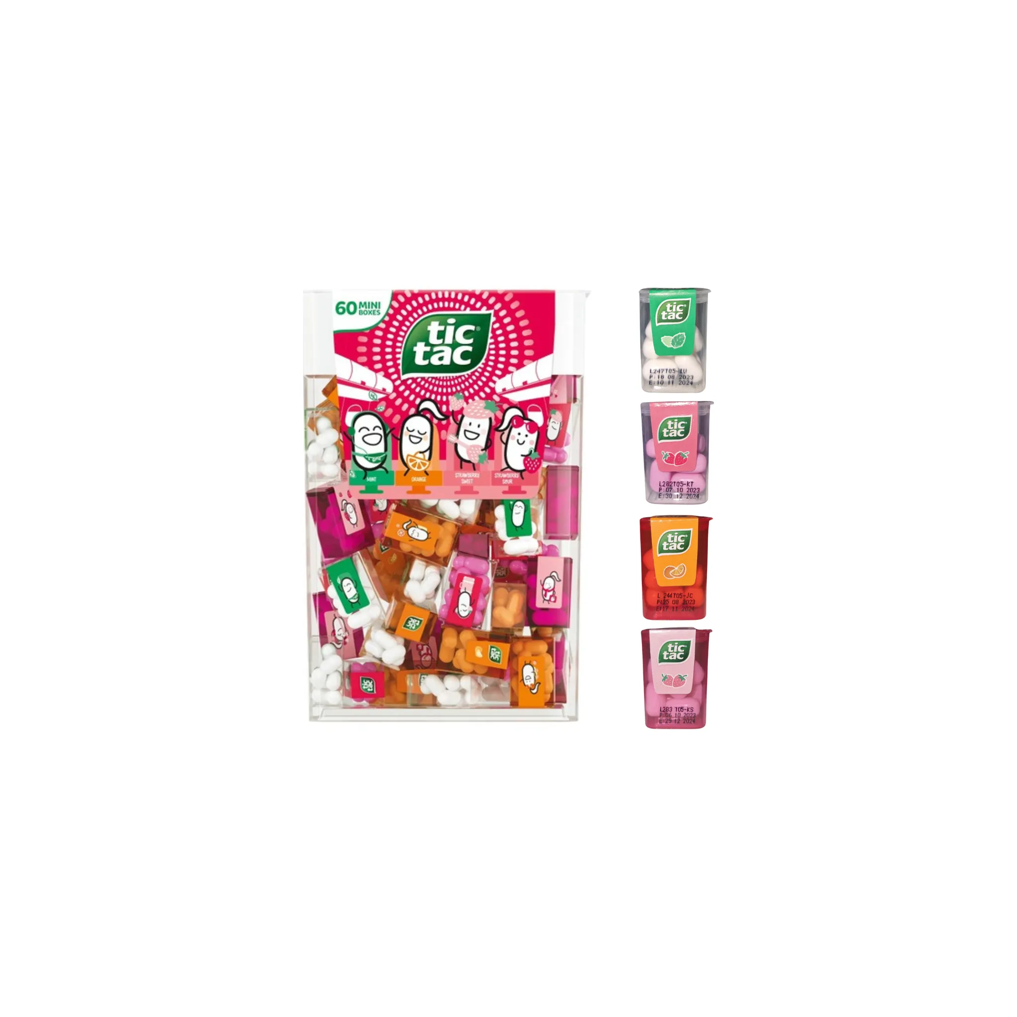 Fotografie 2 - Bonbon Tic Tac Maxi Pack jahoda 228 g