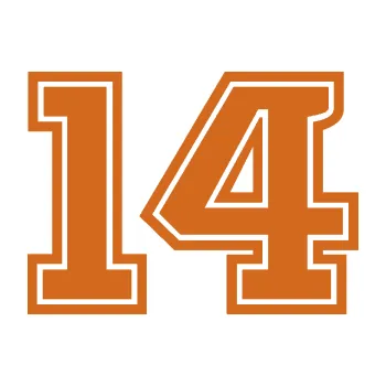 Polep vozidla Startovní číslo 14 typ 5 (26 - oříšková) SAMOLEPKA NA AUTO, NÁLEPKA, FÓLIE, POLEP, TUNING, VLASTNÍ TEXT, TISK, AUTOSAMOLEPKY.cz, POLEPY, OBRÁZEK, LOGO, 3D STICKERS