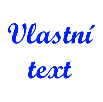 Polep vozidla Vlastní text - Script MT (19 - modrá dynamic) SAMOLEPKA NA AUTO, NÁLEPKA, FÓLIE, POLEP, TUNING, VLASTNÍ TEXT, TISK, AUTOSAMOLEPKY.cz, POLEPY, OBRÁZEK, LOGO, 3D STICKERS