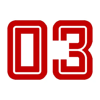 Polep vozidla SAMOLEPKA Startovní číslo 03 typ 7 (18 - tmavě červená) NA AUTO, NÁLEPKA, FÓLIE, POLEP, TUNING, VLASTNÍ TEXT, TISK, AUTOSAMOLEPKY.cz, POLEPY, OBRÁZEK, LOGO, SAMOLEPKY