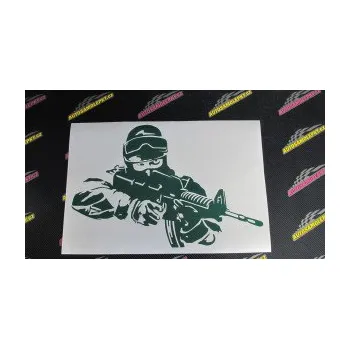 Samolepící dekorace SAMOLEPKA Voják 009 pravá (10 - červená) NA AUTO, NÁLEPKA, FÓLIE, POLEP, TUNING, VLASTNÍ TEXT, TISK, AUTOSAMOLEPKY.cz, POLEPY, OBRÁZEK, LOGO, SAMOLEPKY