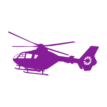 Polep vozidla SAMOLEPKA Vrtulník 006 levá helikoptéra (14 - fialová) NA AUTO, NÁLEPKA, FÓLIE, POLEP, TUNING, VLASTNÍ TEXT, TISK, AUTOSAMOLEPKY.cz, POLEPY, OBRÁZEK, LOGO, SAMOLEPKY