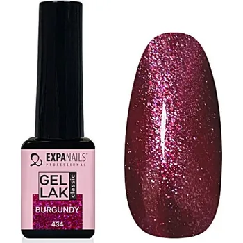 Lak na nehty Expa Nails Gel lak 5ml Burgundy třpyt