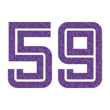 Polep vozidla SAMOLEPKA Startovní číslo 59 typ 7 (87 - Ultra Metalic fialová) NA AUTO, NÁLEPKA, FÓLIE, POLEP, TUNING, VLASTNÍ TEXT, TISK, AUTOSAMOLEPKY.cz, POLEPY, OBRÁZEK, LOGO, SAMOLEPKY