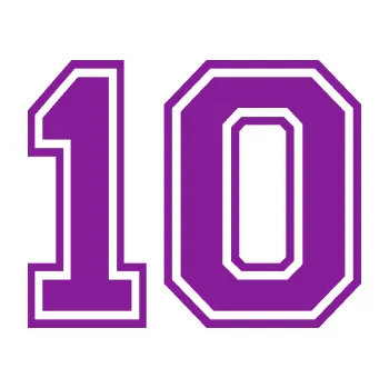 Polep vozidla SAMOLEPKA Startovní číslo 10 typ 4 (14 - fialová) NA AUTO, NÁLEPKA, FÓLIE, POLEP, TUNING, VLASTNÍ TEXT, TISK, AUTOSAMOLEPKY.cz, POLEPY, OBRÁZEK, LOGO, SAMOLEPKY
