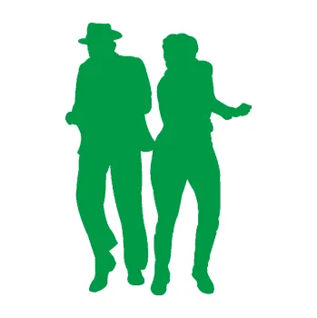 Samolepicí dekorace na vozidlo Tanec 014 levá swing (12 - zelená) SAMOLEPKA NA AUTO, NÁLEPKA, FÓLIE, POLEP, TUNING, VLASTNÍ TEXT, TISK, AUTOSAMOLEPKY.cz, POLEPY, OBRÁZEK, LOGO, 3D STICKERS