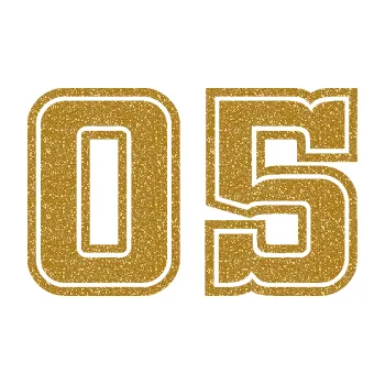 Polep vozidla Startovní číslo 05 typ 5 (92 - Ultra Metalic zlatá) SAMOLEPKA NA AUTO, NÁLEPKA, FÓLIE, POLEP, TUNING, VLASTNÍ TEXT, TISK, AUTOSAMOLEPKY.cz, POLEPY, OBRÁZEK, LOGO, 3D STICKERS