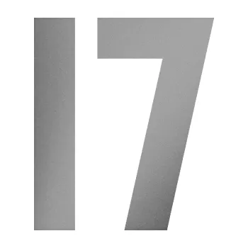 Polep vozidla Startovní číslo 17 (42 - stříbrná metalíza) SAMOLEPKA NA AUTO, NÁLEPKA, FÓLIE, POLEP, TUNING, VLASTNÍ TEXT, TISK, AUTOSAMOLEPKY.cz, POLEPY, OBRÁZEK, LOGO, 3D STICKERS