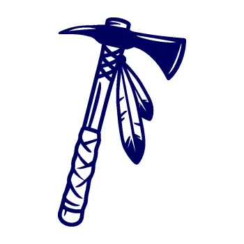 Samolepící dekorace SAMOLEPKA Tomahawk 001 pravá (23 - tmavě modrá) NA AUTO, NÁLEPKA, FÓLIE, POLEP, TUNING, VLASTNÍ TEXT, TISK, AUTOSAMOLEPKY.cz, POLEPY, OBRÁZEK, LOGO, SAMOLEPKY