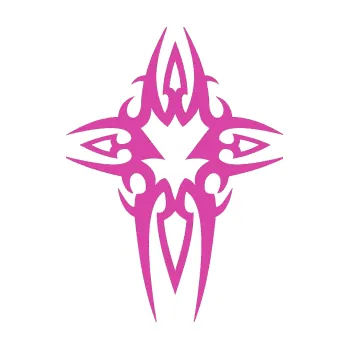 Polep vozidla Tetování 122 (16 - růžová) SAMOLEPKA NA AUTO, NÁLEPKA, FÓLIE, POLEP, TUNING, VLASTNÍ TEXT, TISK, AUTOSAMOLEPKY.cz, POLEPY, OBRÁZEK, LOGO, 3D STICKERS