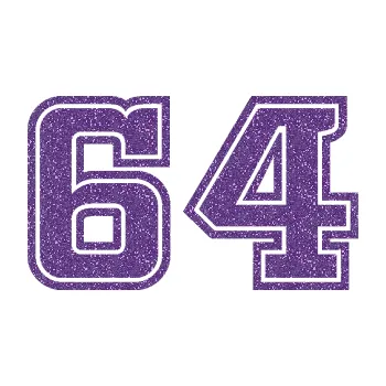 Polep vozidla SAMOLEPKA Startovní číslo 64 typ 5 (87 - Ultra Metalic fialová) NA AUTO, NÁLEPKA, FÓLIE, POLEP, TUNING, VLASTNÍ TEXT, TISK, AUTOSAMOLEPKY.cz, POLEPY, OBRÁZEK, LOGO, SAMOLEPKY