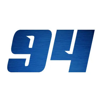 Polep vozidla Startovní číslo 94 typ 6 (65 - škrábaný kov modrý) SAMOLEPKA NA AUTO, NÁLEPKA, FÓLIE, POLEP, TUNING, VLASTNÍ TEXT, TISK, AUTOSAMOLEPKY.cz, POLEPY, OBRÁZEK, LOGO, 3D STICKERS