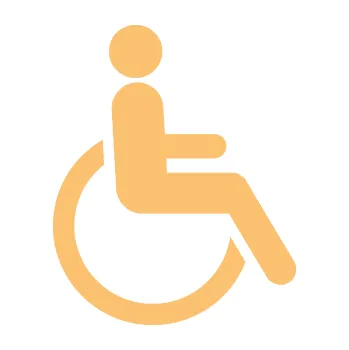 samolepka Vozíčkář 002 invalida - pravá (08 - béžová) SAMOLEPKA NA AUTO, NÁLEPKA, FÓLIE, POLEP, TUNING, VLASTNÍ TEXT, TISK, AUTOSAMOLEPKY.cz, POLEPY, OBRÁZEK, LOGO, 3D STICKERS