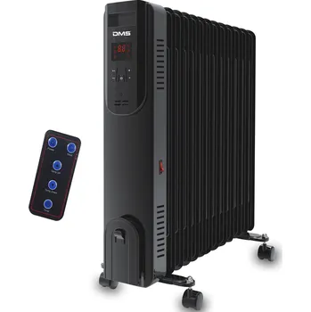 Radiátor Olejový radiátor DMS Germany OR-13B / 2500 W / do 30m2 / černá