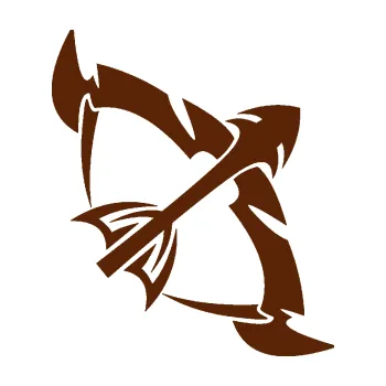 Samolepící dekorace SAMOLEPKA Střelec 003 pravá (15 - hnědá) NA AUTO, NÁLEPKA, FÓLIE, POLEP, TUNING, VLASTNÍ TEXT, TISK, AUTOSAMOLEPKY.cz, POLEPY, OBRÁZEK, LOGO, SAMOLEPKY