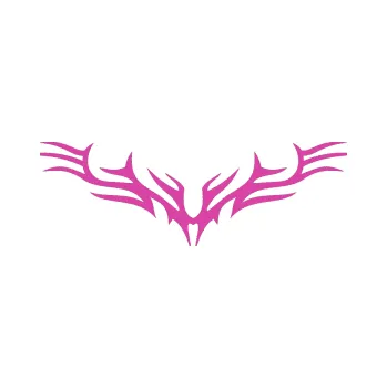 Polep vozidla Tetování 008 (16 - růžová) SAMOLEPKA NA AUTO, NÁLEPKA, FÓLIE, POLEP, TUNING, VLASTNÍ TEXT, TISK, AUTOSAMOLEPKY.cz, POLEPY, OBRÁZEK, LOGO, 3D STICKERS