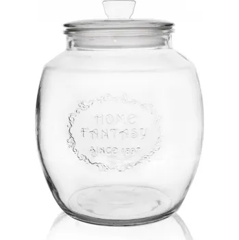 Dóza na potraviny Dóza sklo s víkem 2,2 l Fantasy