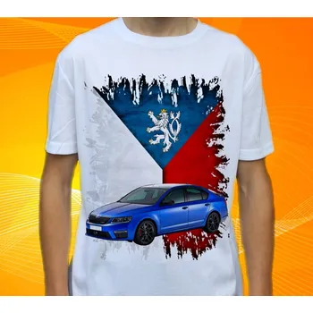 Pánské tričko tričko Š.K.O.O.D.A č. 05 3XL (Trička s motivy aut)