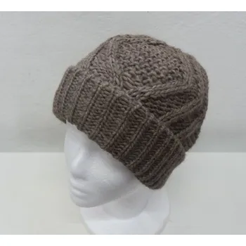 Čepice Pletená čepice CAPU, hnědá (386)