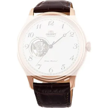 Řemínek na hodinky Kožený řemínek Orient UL016011P0 20mm (pro model RA-AG00), hnědý