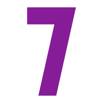 Polep vozidla Startovní číslo 7 (14 - fialová) SAMOLEPKA NA AUTO, NÁLEPKA, FÓLIE, POLEP, TUNING, VLASTNÍ TEXT, TISK, AUTOSAMOLEPKY.cz, POLEPY, OBRÁZEK, LOGO, 3D STICKERS