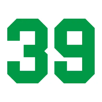 Polep vozidla Startovní číslo 39 (12 - zelená) SAMOLEPKA NA AUTO, NÁLEPKA, FÓLIE, POLEP, TUNING, VLASTNÍ TEXT, TISK, AUTOSAMOLEPKY.cz, POLEPY, OBRÁZEK, LOGO, 3D STICKERS