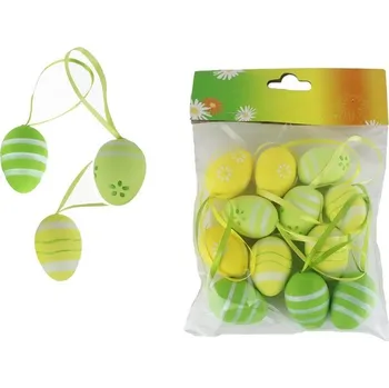 Velikonoční dekorace Velikonoční vajíčka, 12 ks X5584