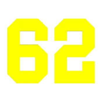 Polep vozidla Startovní číslo 62 (05 - žlutá citron) SAMOLEPKA NA AUTO, NÁLEPKA, FÓLIE, POLEP, TUNING, VLASTNÍ TEXT, TISK, AUTOSAMOLEPKY.cz, POLEPY, OBRÁZEK, LOGO, 3D STICKERS