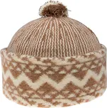 Pánská čepice zmijovka TONAK TRITON světle hnědá-smetanová, univerzální velikost