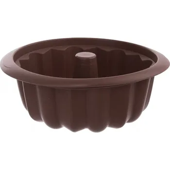 Forma na pečení Forma silikon bábovka pr. 26 cm hnědá