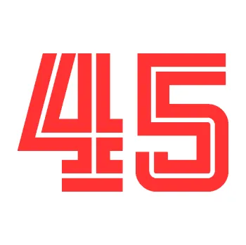 Polep vozidla SAMOLEPKA Startovní číslo 45 typ 7 (02 - světle červená) NA AUTO, NÁLEPKA, FÓLIE, POLEP, TUNING, VLASTNÍ TEXT, TISK, AUTOSAMOLEPKY.cz, POLEPY, OBRÁZEK, LOGO, SAMOLEPKY