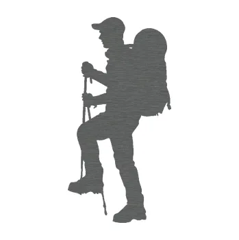 Samolepicí dekorace na vozidlo Turista 004 levá (62 - škrábaný titan) SAMOLEPKA NA AUTO, NÁLEPKA, FÓLIE, POLEP, TUNING, VLASTNÍ TEXT, TISK, AUTOSAMOLEPKY.cz, POLEPY, OBRÁZEK, LOGO, 3D STICKERS