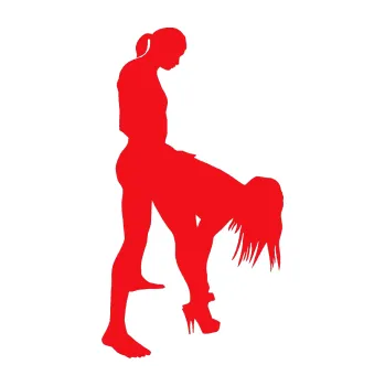 Polep vozidla Sexy siluety 032 (10 - červená) SAMOLEPKA NA AUTO, NÁLEPKA, FÓLIE, POLEP, TUNING, VLASTNÍ TEXT, TISK, AUTOSAMOLEPKY.cz, POLEPY, OBRÁZEK, LOGO, 3D STICKERS