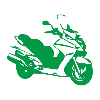 Samolepící dekorace SAMOLEPKA Skůtr pravá (12 - zelená) NA AUTO, NÁLEPKA, FÓLIE, POLEP, TUNING, VLASTNÍ TEXT, TISK, AUTOSAMOLEPKY.cz, POLEPY, OBRÁZEK, LOGO, SAMOLEPKY