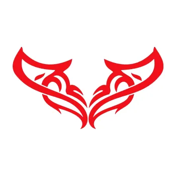 Polep vozidla SAMOLEPKA Tetování 063 (10 - červená) NA AUTO, NÁLEPKA, FÓLIE, POLEP, TUNING, VLASTNÍ TEXT, TISK, AUTOSAMOLEPKY.cz, POLEPY, OBRÁZEK, LOGO, SAMOLEPKY