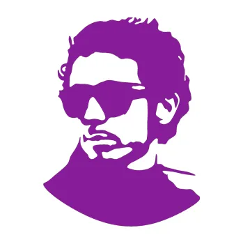 Samolepící dekorace Valentino Rossi silueta levá (14 - fialová) SAMOLEPKA NA AUTO, NÁLEPKA, FÓLIE, POLEP, TUNING, VLASTNÍ TEXT, TISK, AUTOSAMOLEPKY.cz, POLEPY, OBRÁZEK, LOGO, 3D STICKERS