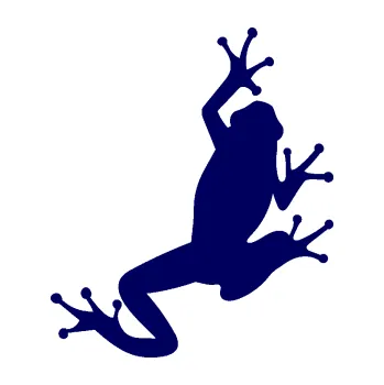 Samolepící dekorace Žába 004 pravá (23 - tmavě modrá) SAMOLEPKA NA AUTO, NÁLEPKA, FÓLIE, POLEP, TUNING, VLASTNÍ TEXT, TISK, AUTOSAMOLEPKY.cz, POLEPY, OBRÁZEK, LOGO, 3D STICKERS