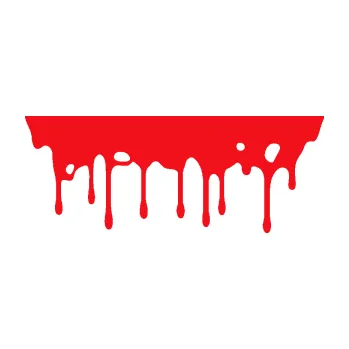 Samolepící dekorace SAMOLEPKA Stékající skvrna 005 levá (10 - červená) NA AUTO, NÁLEPKA, FÓLIE, POLEP, TUNING, VLASTNÍ TEXT, TISK, AUTOSAMOLEPKY.cz, POLEPY, OBRÁZEK, LOGO, SAMOLEPKY