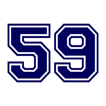 Polep vozidla Startovní číslo 59 typ 4 (23 - tmavě modrá) SAMOLEPKA NA AUTO, NÁLEPKA, FÓLIE, POLEP, TUNING, VLASTNÍ TEXT, TISK, AUTOSAMOLEPKY.cz, POLEPY, OBRÁZEK, LOGO, 3D STICKERS