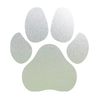 samolepka Tlapka 008 (60 - pískované sklo) SAMOLEPKA NA AUTO, NÁLEPKA, FÓLIE, POLEP, TUNING, VLASTNÍ TEXT, TISK, AUTOSAMOLEPKY.cz, POLEPY, OBRÁZEK, LOGO, 3D STICKERS