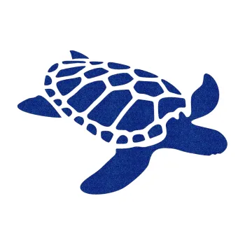 Samolepící dekorace Želva 001 pravá (89 - Ultra Metalic modrá tmavá) SAMOLEPKA NA AUTO, NÁLEPKA, FÓLIE, POLEP, TUNING, VLASTNÍ TEXT, TISK, AUTOSAMOLEPKY.cz, POLEPY, OBRÁZEK, LOGO, 3D STICKERS