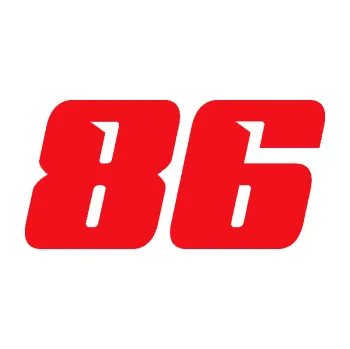 Polep vozidla SAMOLEPKA Startovní číslo 86 typ 6 (10 - červená) NA AUTO, NÁLEPKA, FÓLIE, POLEP, TUNING, VLASTNÍ TEXT, TISK, AUTOSAMOLEPKY.cz, POLEPY, OBRÁZEK, LOGO, SAMOLEPKY