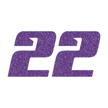 Polep vozidla SAMOLEPKA Startovní číslo 22 typ 6 (87 - Ultra Metalic fialová) NA AUTO, NÁLEPKA, FÓLIE, POLEP, TUNING, VLASTNÍ TEXT, TISK, AUTOSAMOLEPKY.cz, POLEPY, OBRÁZEK, LOGO, SAMOLEPKY