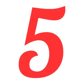 Polep vozidla Startovní číslo 5 typ 3 (02 - světle červená) SAMOLEPKA NA AUTO, NÁLEPKA, FÓLIE, POLEP, TUNING, VLASTNÍ TEXT, TISK, AUTOSAMOLEPKY.cz, POLEPY, OBRÁZEK, LOGO, 3D STICKERS