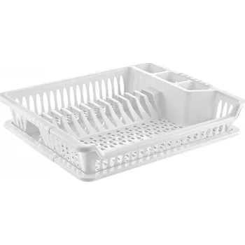 Odkapávač na nádobí Odkapávač UH Vio luxury 2 díly 45x37x8,5 cm bílá