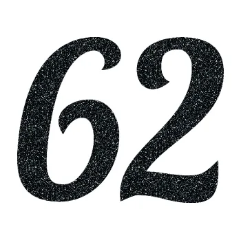 Autodoplněk Samolepka na auto Startovní číslo 62 typ 3 (85 - Ultra Metalic černá) NÁLEPKA, FÓLIE, POLEPY, TUNING, VLASTNÍ TEXT, TISK, AUTOSAMOLEPKY.cz, SAMOLEPKY, OBRÁZEK, LOGO, VÝROBA, PRODEJ