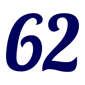 Polep vozidla Startovní číslo 62 typ 3 (23 - tmavě modrá) SAMOLEPKA NA AUTO, NÁLEPKA, FÓLIE, POLEP, TUNING, VLASTNÍ TEXT, TISK, AUTOSAMOLEPKY.cz, POLEPY, OBRÁZEK, LOGO, 3D STICKERS