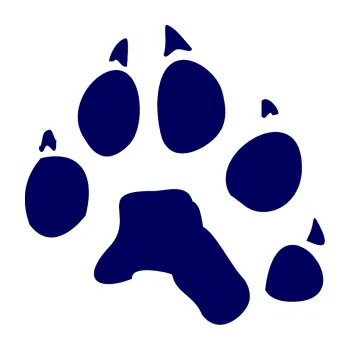 Samolepící dekorace SAMOLEPKA Tlapka 003 pravá (23 - tmavě modrá) NA AUTO, NÁLEPKA, FÓLIE, POLEP, TUNING, VLASTNÍ TEXT, TISK, AUTOSAMOLEPKY.cz, POLEPY, OBRÁZEK, LOGO, SAMOLEPKY