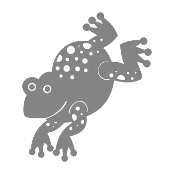 Samolepící dekorace SAMOLEPKA Žába 009 levá (17 - šedá) NA AUTO, NÁLEPKA, FÓLIE, POLEP, TUNING, VLASTNÍ TEXT, TISK, AUTOSAMOLEPKY.cz, POLEPY, OBRÁZEK, LOGO, SAMOLEPKY